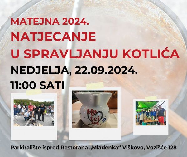 MATEJNA 2024. - NATJECANJE U SPRAVLJANJU KOTLIĆA